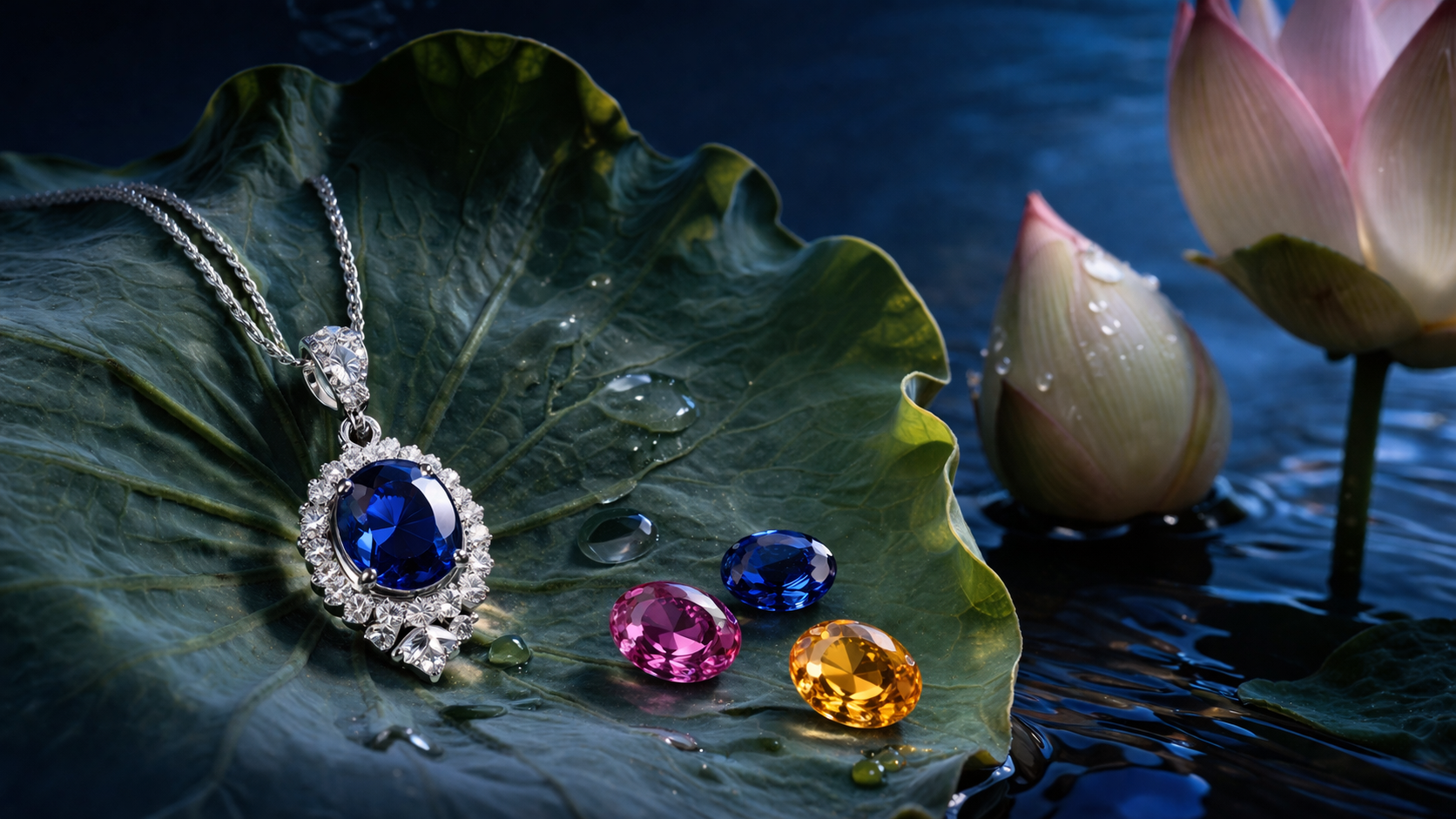 Ceylon Sapphire Pendant